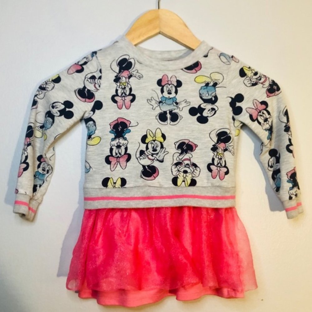 💍 Disney Minnie Mouse Sweatshirt & Tutu Dress 3T